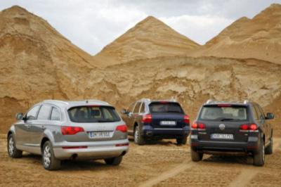 Audi Q7, Q5, Volkswagen Touareg, Porsche Cayenne  .      
